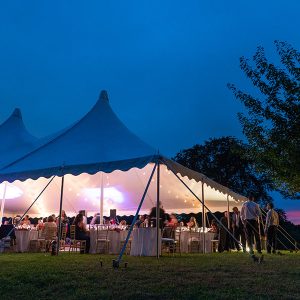 Wedding Tent at night