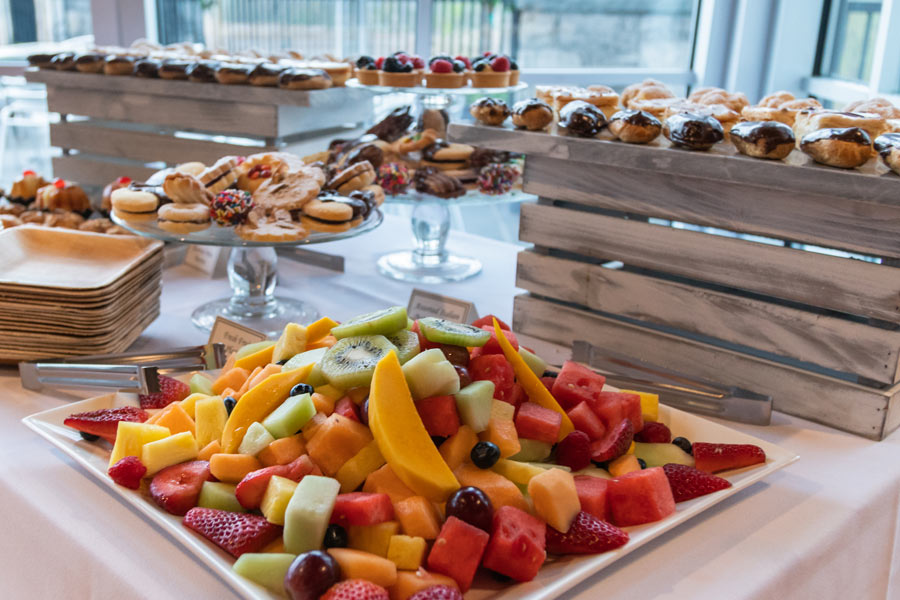 Fruit and Dessert buffet table