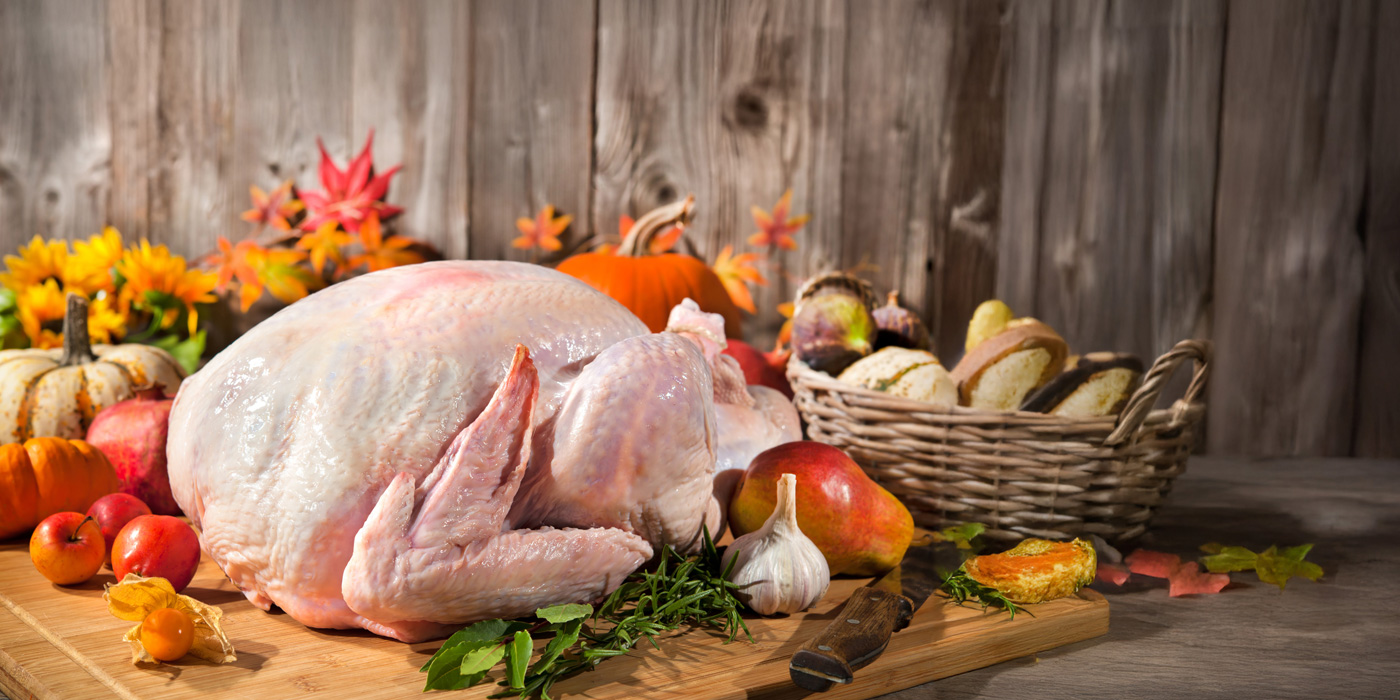 Raw turkey spread